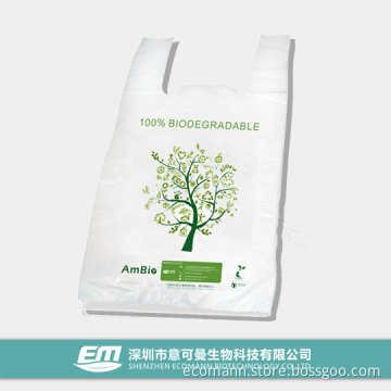 Biodegradable Compostable Plastic Shopping Bag